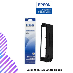 Epson ORIGINAL LQ-310 Ribbon Cartridge S015639 (LQ310 Dot Matrix Printer)