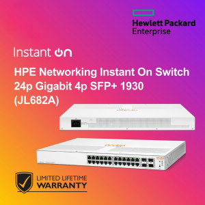 HPE Networking Instant On Switch 24p Gigabit 4p SFP+ 1930 (JL682A)