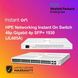 HPE Networking Instant On Switch 48p Gigabit 4p SFP+ 1930 (JL685A)