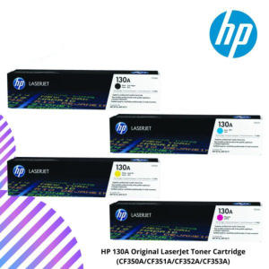 HP 130A Original LaserJet Toner Cartridge (CF350A/CF351A/CF352A/CF353A)