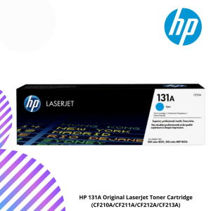 HP 131A Original LaserJet Toner Cartridge (CF210A/CF211A/CF212A/CF213A)