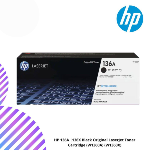 HP 136A |136X Black Original LaserJet Toner Cartridge (W1360A) (W1360X)