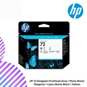 HP 72 DesignJet Printhead (Gray / Photo Black) (Magenta / Cyan) (Matte Black / Yellow)
