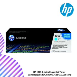 HP 125A Original Laser Jet Toner Cartridge(CB540A/CB541A/CB542/CB543A)