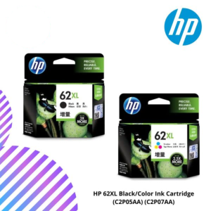 HP 62XL Black/Color Ink Cartridge (C2P05AA) (C2P07AA)