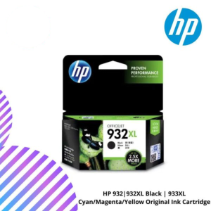 HP 932 | 932XL Black | 933XL Cyan/Magenta/Yellow Original Ink Cartridge