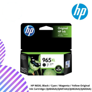 HP 965XL Black / Cyan / Magenta / Yellow Original Ink Cartridge (3JA84AA)(3JA81AA)(3JA82AA)(3JA83AA)