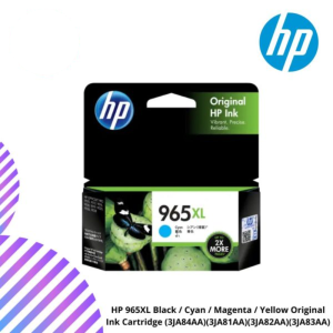 HP 965XL Black / Cyan / Magenta / Yellow Original Ink Cartridge (3JA84AA)(3JA81AA)(3JA82AA)(3JA83AA)