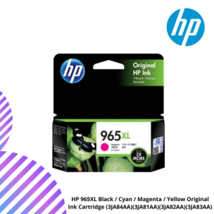 HP 965XL Black / Cyan / Magenta / Yellow Original Ink Cartridge (3JA84AA)(3JA81AA)(3JA82AA)(3JA83AA)