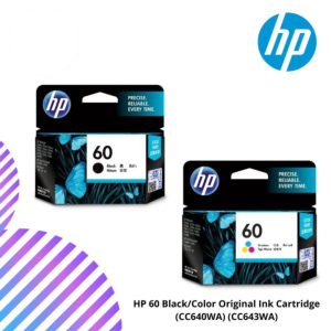 HP 60 Black/Color Original Ink Cartridge (CC640WA) (CC643WA)