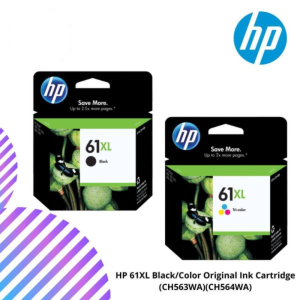 HP 61XL Black/Color Original Ink Cartridge (CH563WA)(CH564WA)