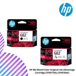 HP 682 Black/Color Original Ink Advantage Cartridge (3YM77AA) (3YM76AA)