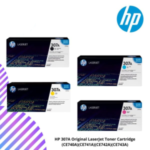HP 307A Original LaserJet Toner Cartridge (CE740A)(CE741A)(CE742A)(CE743A)