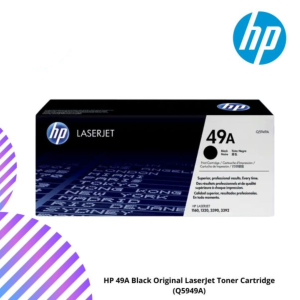 HP 49A Black Original LaserJet Toner Cartridge (Q5949A)