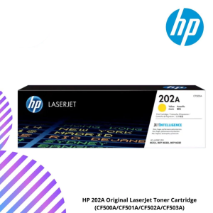 HP 202A Original LaserJet Toner Cartridge (CF500A/CF501A/CF502A/CF503A)