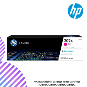 HP 202A Original LaserJet Toner Cartridge (CF500A/CF501A/CF502A/CF503A)