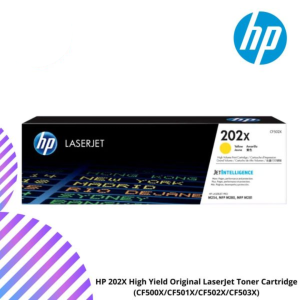 HP 202X High Yield Original LaserJet Toner Cartridge (CF500X/CF501X/CF502X/CF503X)