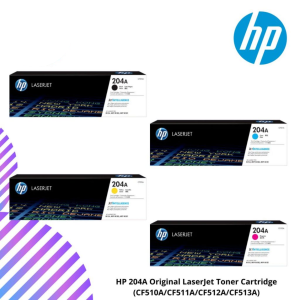 HP 204A Original LaserJet Toner Cartridge (CF510A/CF511A/CF512A/CF513A)