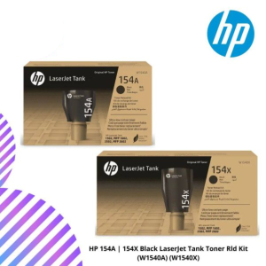 HP 154A | 154X Black LaserJet Tank Toner Rld Kit (W1540A) (W1540X)