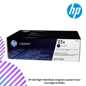 HP 25X High Yield Black Original LaserJet Toner Cartridge (CF325X)