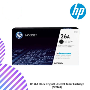 HP 26A Black Original LaserJet Toner Cartridge (CF226A)