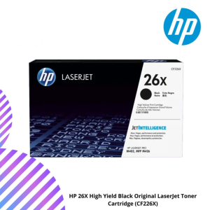 HP 26X High Yield Black Original LaserJet Toner Cartridge (CF226X)