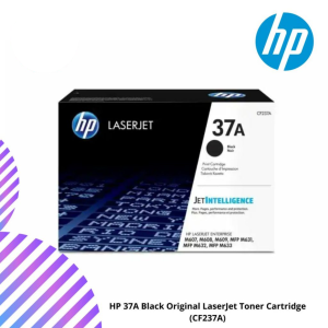 HP 37A Black Original LaserJet Toner Cartridge (CF237A)