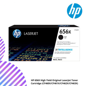 HP 656X High Yield Original LaserJet Toner Cartridge (CF460X/CF461X/CF462X/CF463X)