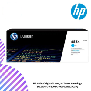 HP 658A Original LaserJet Toner Cartridge (W2000A/W2001A/W2002AW2003A)