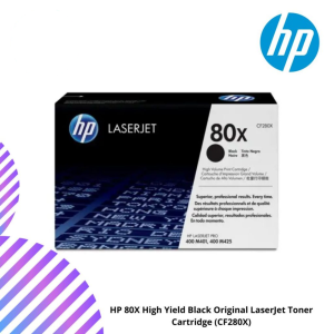 HP 80X High Yield Black Original LaserJet Toner Cartridge (CF280X)