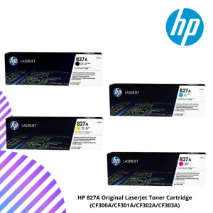 HP 827A Original LaserJet Toner Cartridge (CF300A/CF301A/CF302A/CF303A)