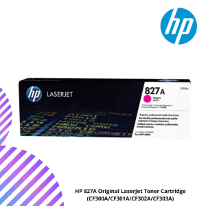 HP 827A Original LaserJet Toner Cartridge (CF300A/CF301A/CF302A/CF303A)
