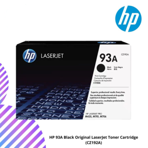 HP 93A Black Original LaserJet Toner Cartridge (CZ192A)