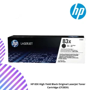 HP 83X High Yield Black Original LaserJet Toner Cartridge (CF283X)