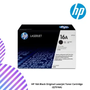 HP 16A Black Original LaserJet Toner Cartridge (Q7516A)