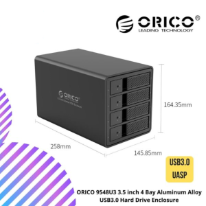ORICO 9548U3 3.5 inch 4 Bay Aluminum Alloy USB3.0 Hard Drive Enclosure