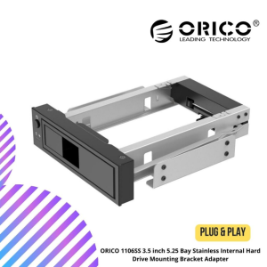 ORICO 1106SS 3.5 inch 5.25 Bay Stainless Internal Hard Drive Mounting Bracket Adapter