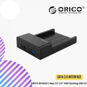 ORICO 6518US3 1-Bay 2.5"-3.5" HDD Docking USB 3.0