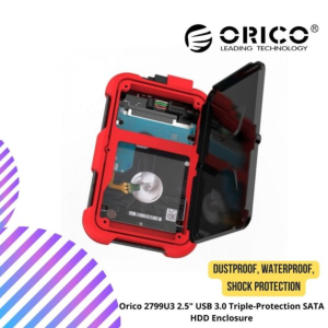 Orico 2799U3 2.5" USB 3.0 Triple‐Protection SATA HDD Enclosure