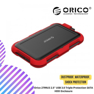 Orico 2799U3 2.5" USB 3.0 Triple‐Protection SATA HDD Enclosure
