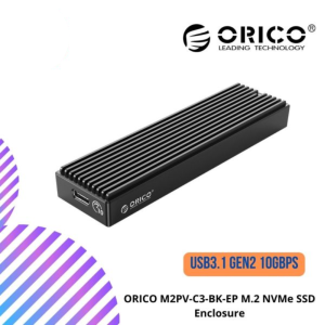 ORICO M2PV-C3-BK-EP M.2 NVMe SSD Enclosure