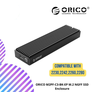ORICO M2PF-C3-BK-EP M.2 NGFF SSD Enclosure