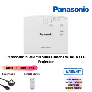 Panasonic PT-VMZ50 5000 Lumens WUXGA LCD Projector
