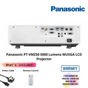 Panasonic PT-VMZ50 5000 Lumens WUXGA LCD Projector