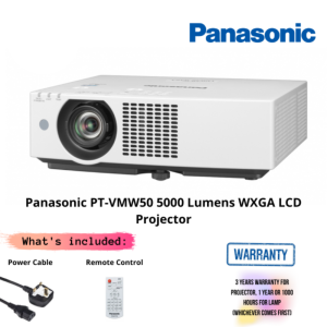 Panasonic PT-VMW50 5000 Lumens WXGA LCD Projector