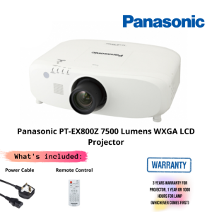 Panasonic PT-EX800Z 7500 Lumens WXGA LCD Projector