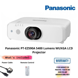 Panasonic PT-EZ590A 5400 Lumens WUXGA LCD Projector