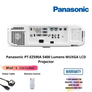 Panasonic PT-EZ590A 5400 Lumens WUXGA LCD Projector