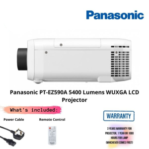 Panasonic PT-EZ590A 5400 Lumens WUXGA LCD Projector