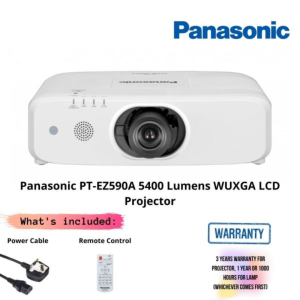 Panasonic PT-EZ590A 5400 Lumens WUXGA LCD Projector